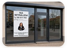 Plakat reklamowy Partner Nieruchomości