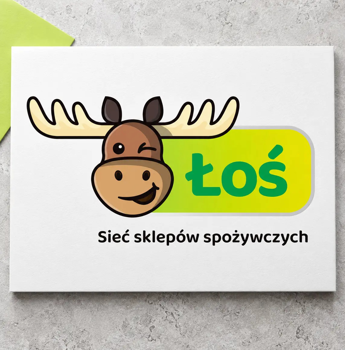 Logo dla sieci sklepów spożywczych — realizacja logo