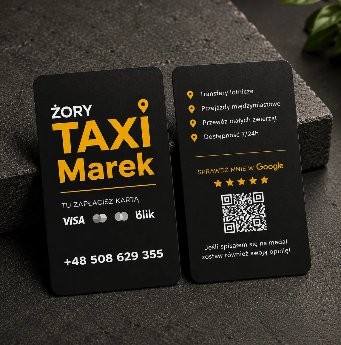 Wydruk wizytówek — realizacja reklamy tradycyjnej